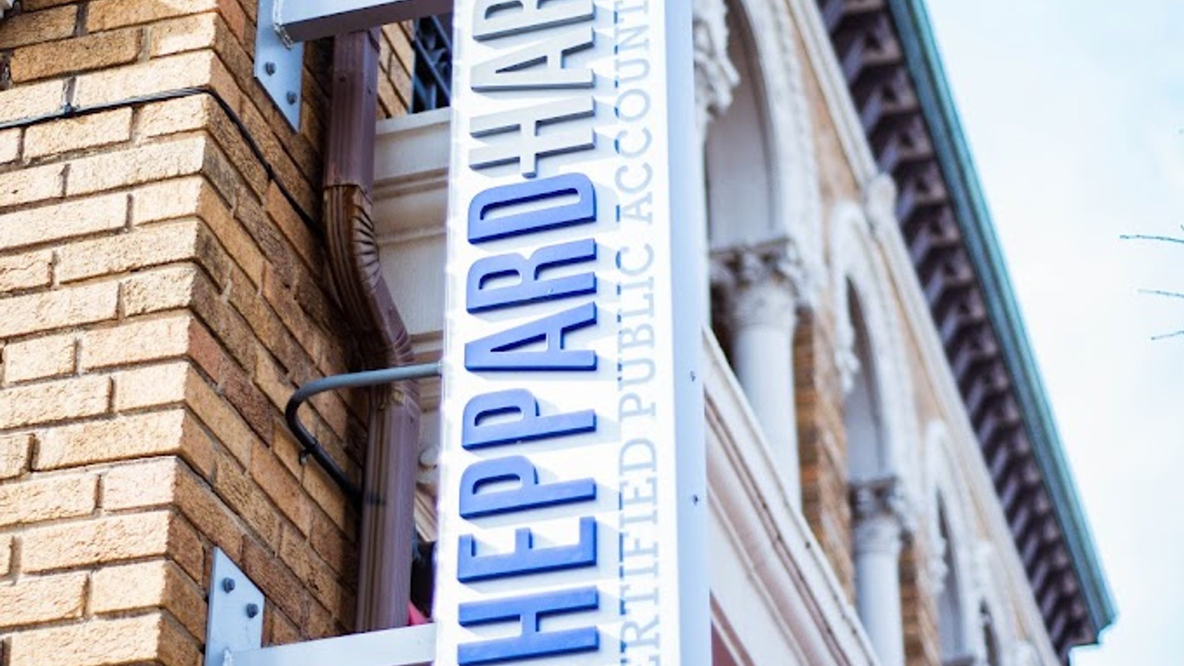 The Sheppard-Harris & Associates sign on their Birmingham office