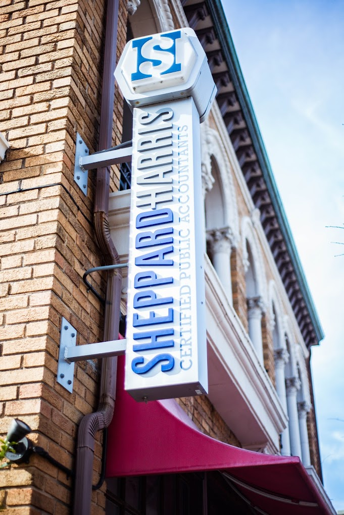 Sheppard-Harris & Associates office sign, Birmingham